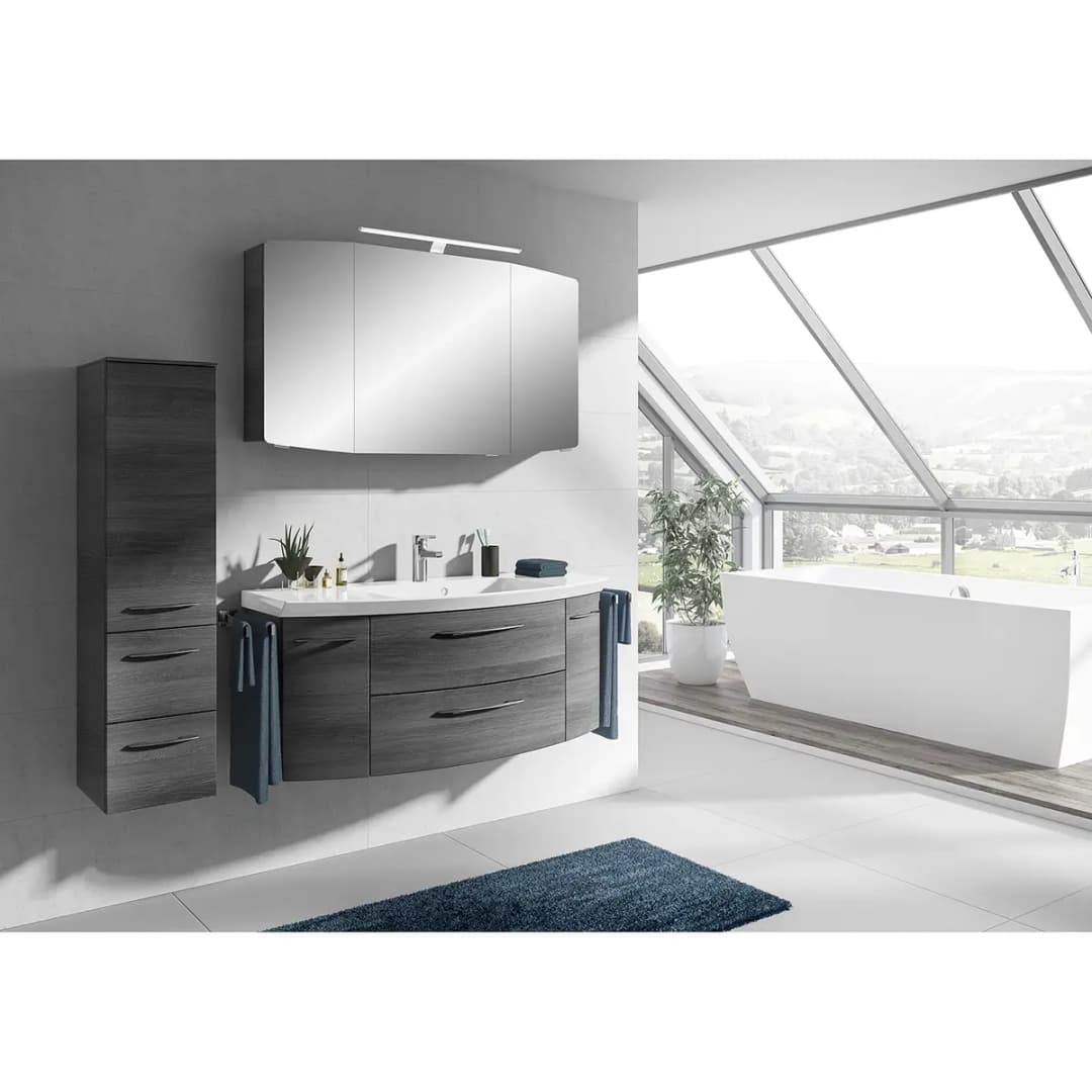 Badezimmerset Cassca VII | Grau