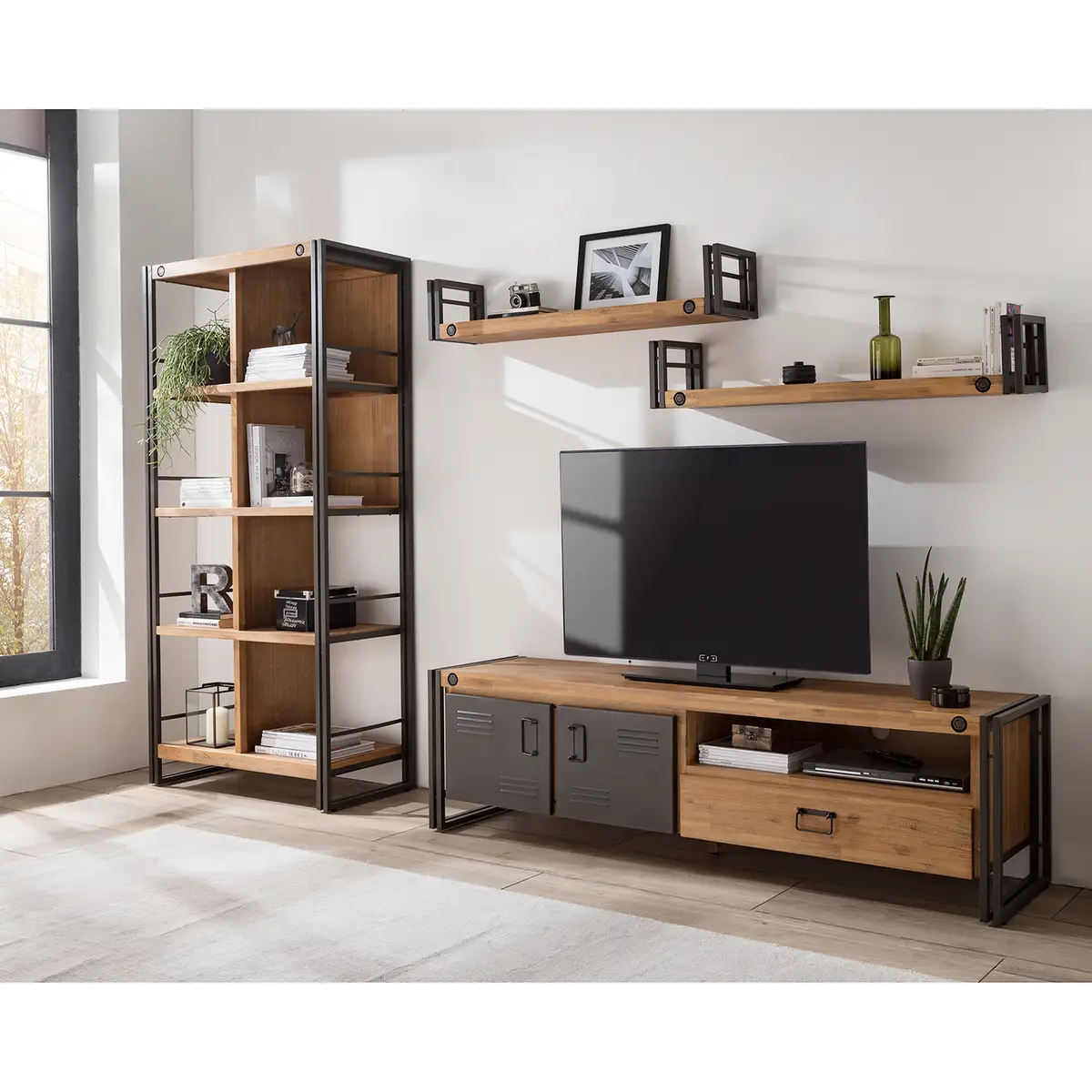 Wandboard 2er-Set | Braun