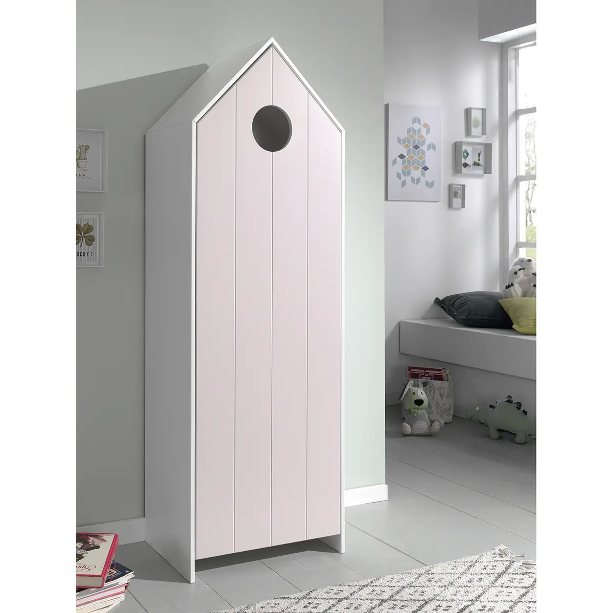 Drehtürenschrank Casami | Mehrfarbig