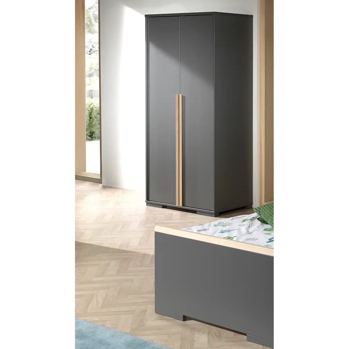 Drehtürenschrank London | Mehrfarbig