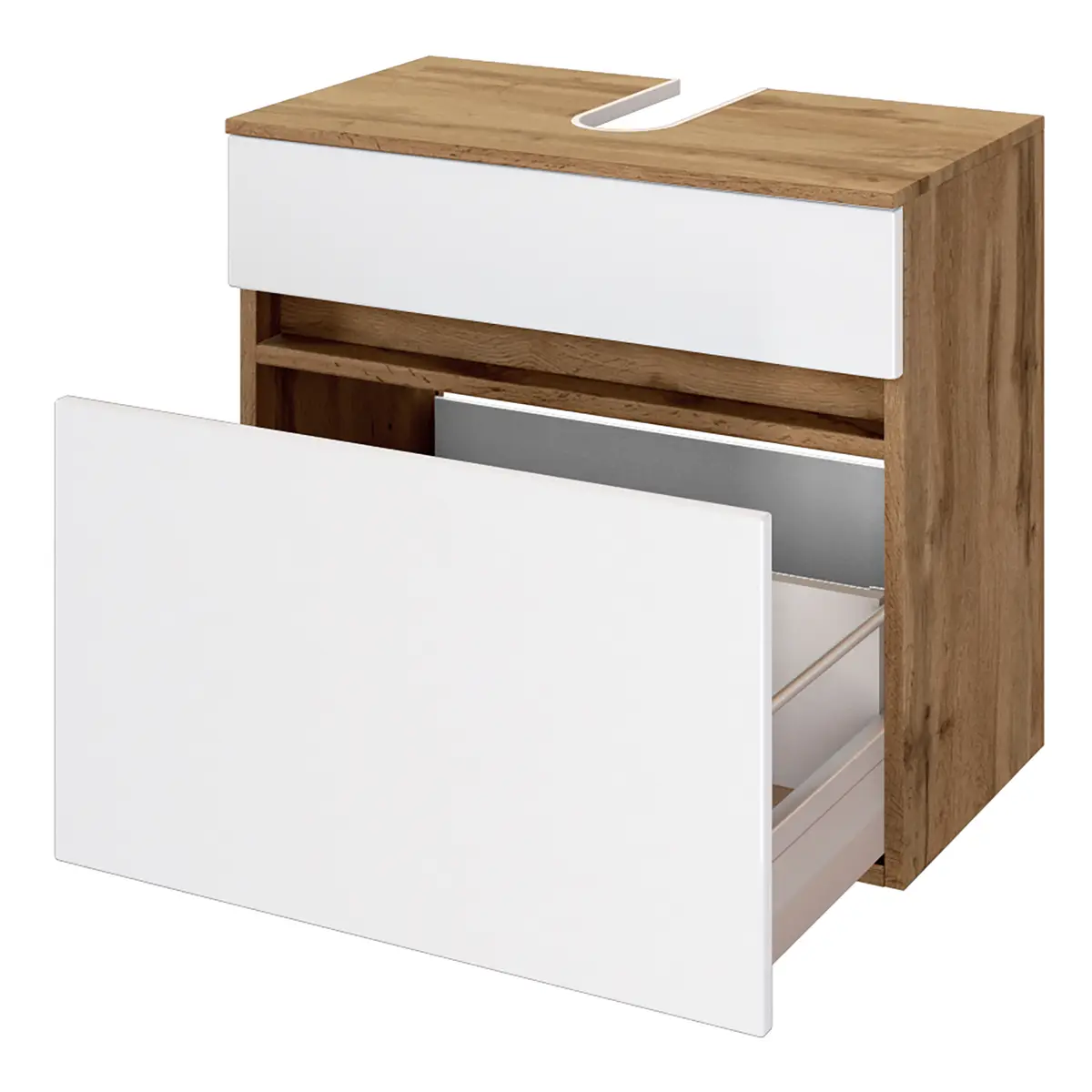 Waschbeckenunterschrank Verciano | Weiß