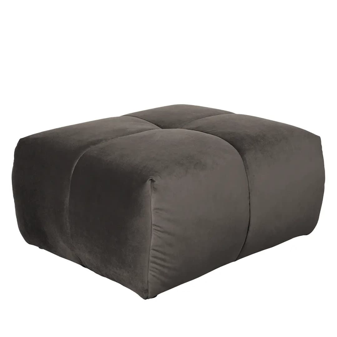 Polsterhocker Malter | Grau
