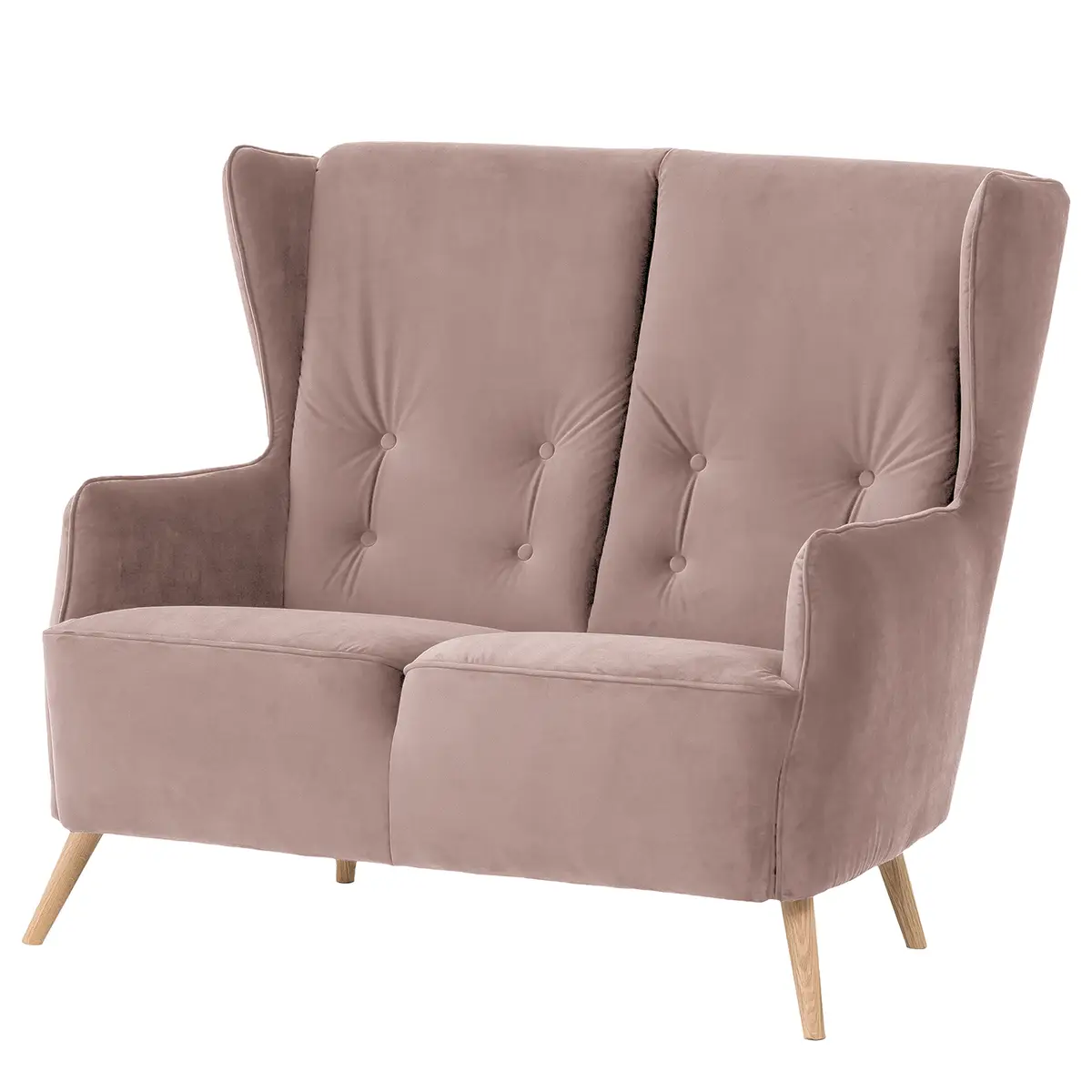 Sofa Bonham 2-Sitzer | Rosa