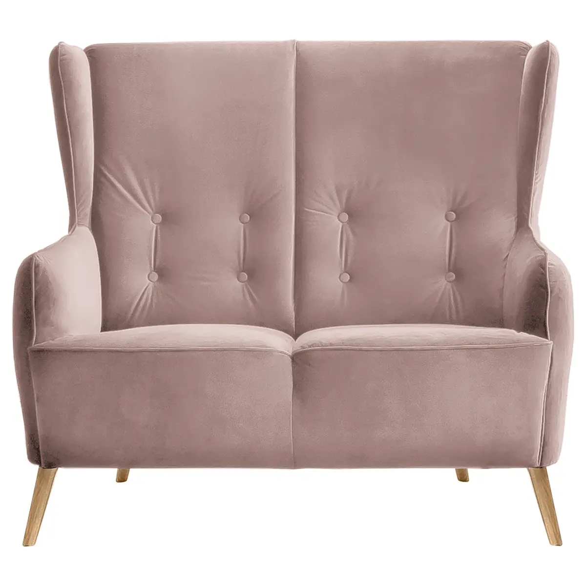 Sofa Bonham 2-Sitzer | Rosa