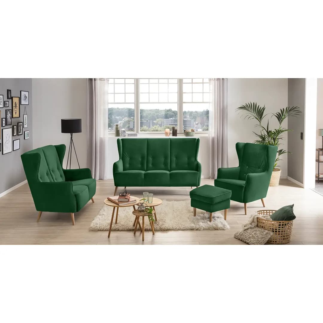 Sofa Bonham 3-Sitzer | Grün