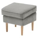 Polsterhocker Bonham | Grau