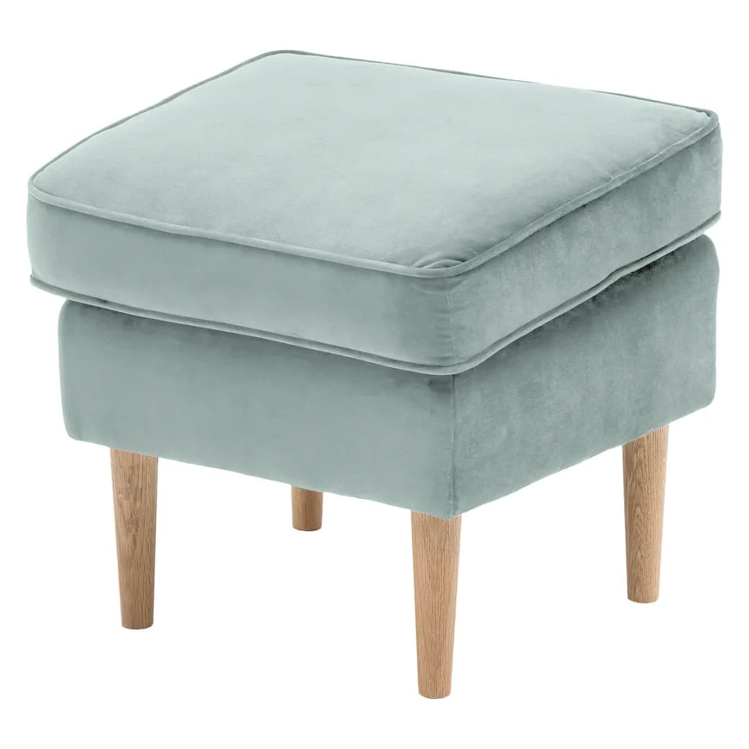 Polsterhocker Bonham | Blau