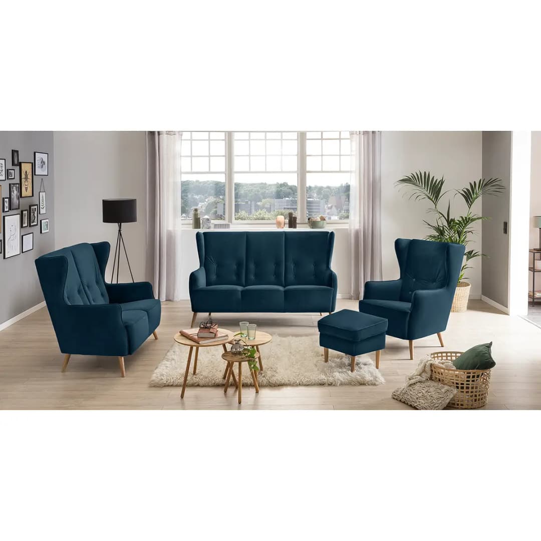 Sessel Bonham | Blau
