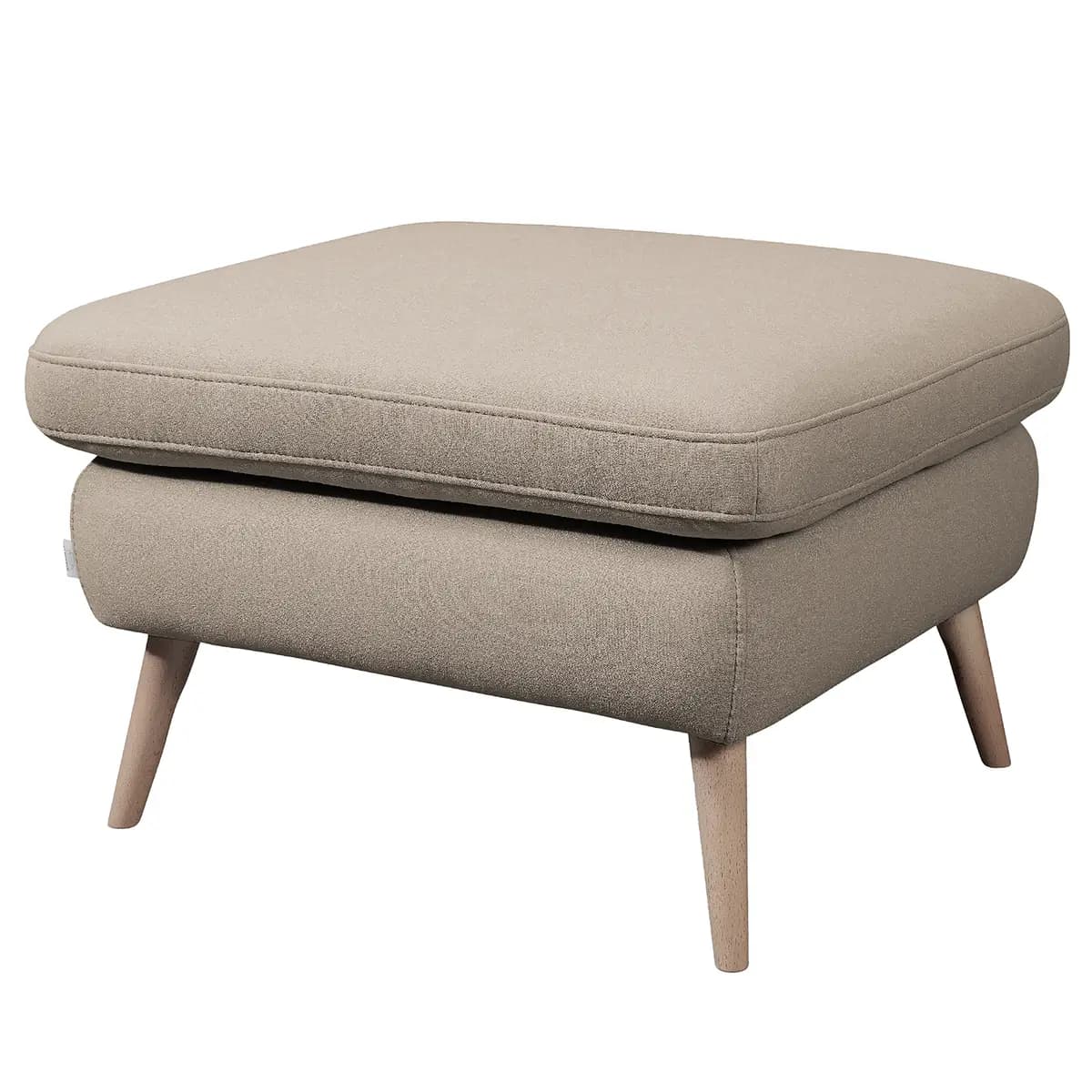 Polsterhocker Sawston II | Beige
