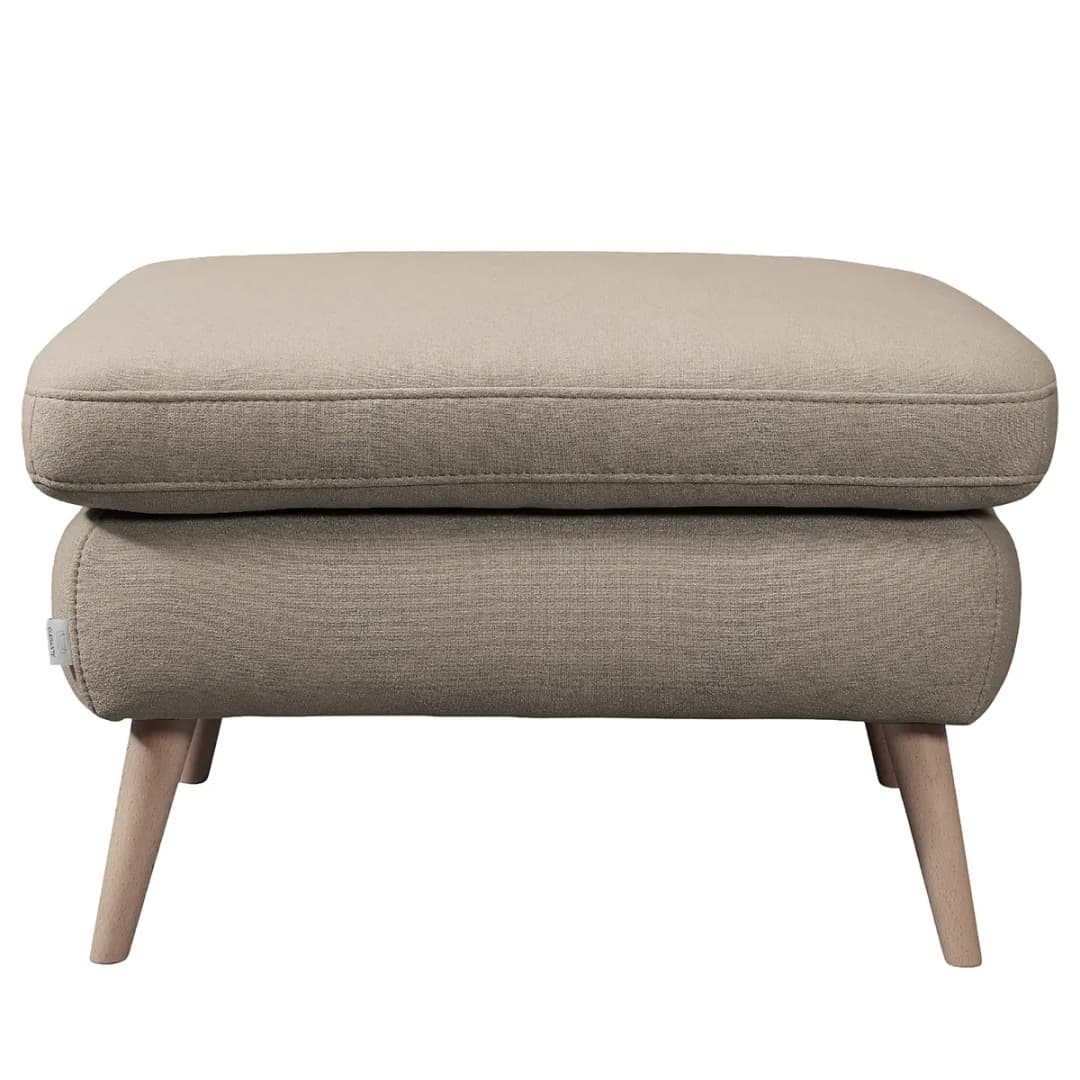 Polsterhocker Sawston II | Beige