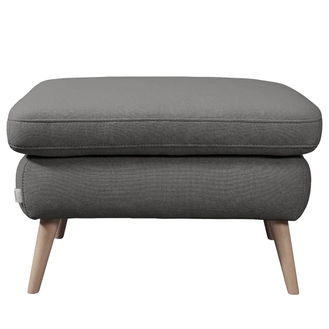 Polsterhocker Sawston II | Grau