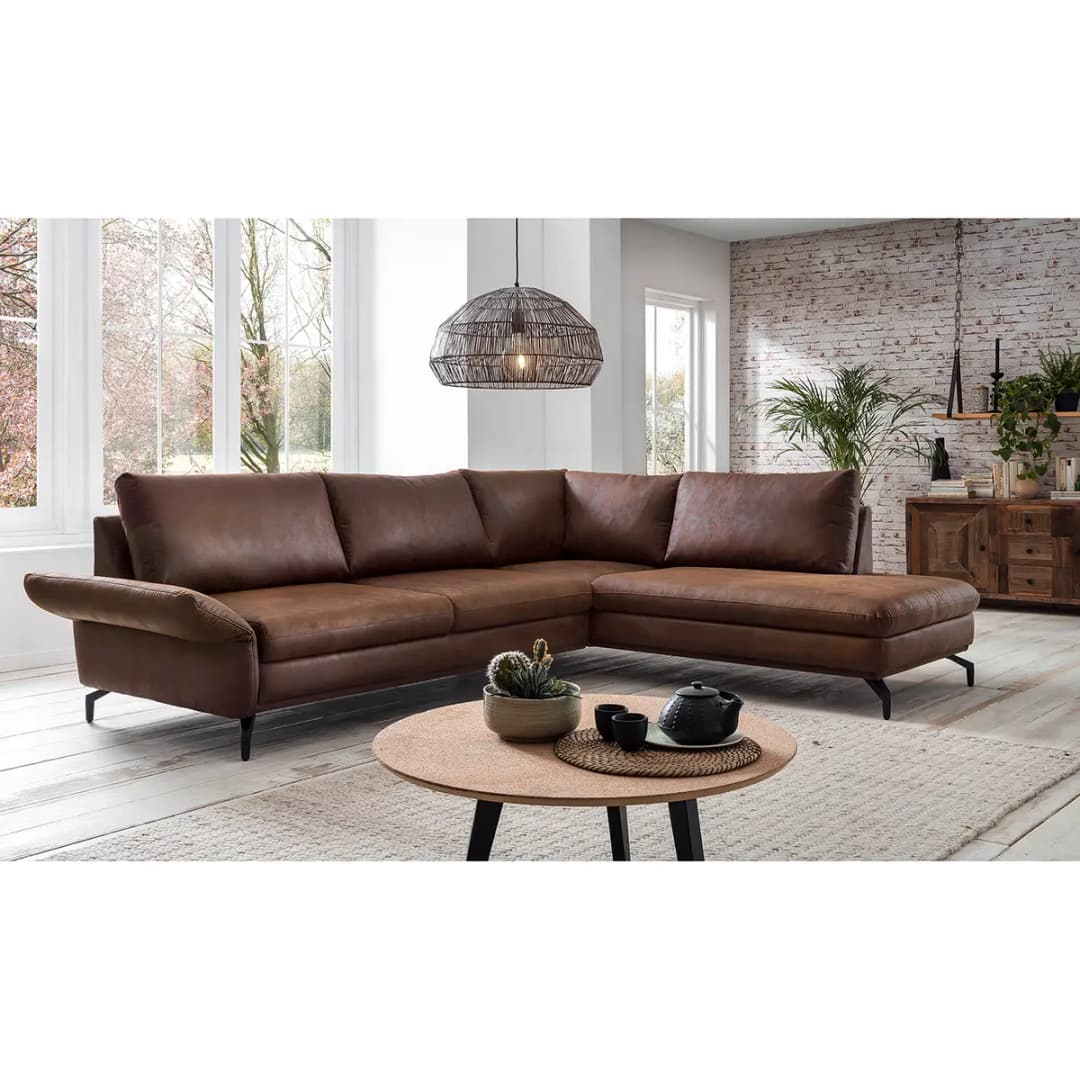 Ecksofa Coker | Braun
