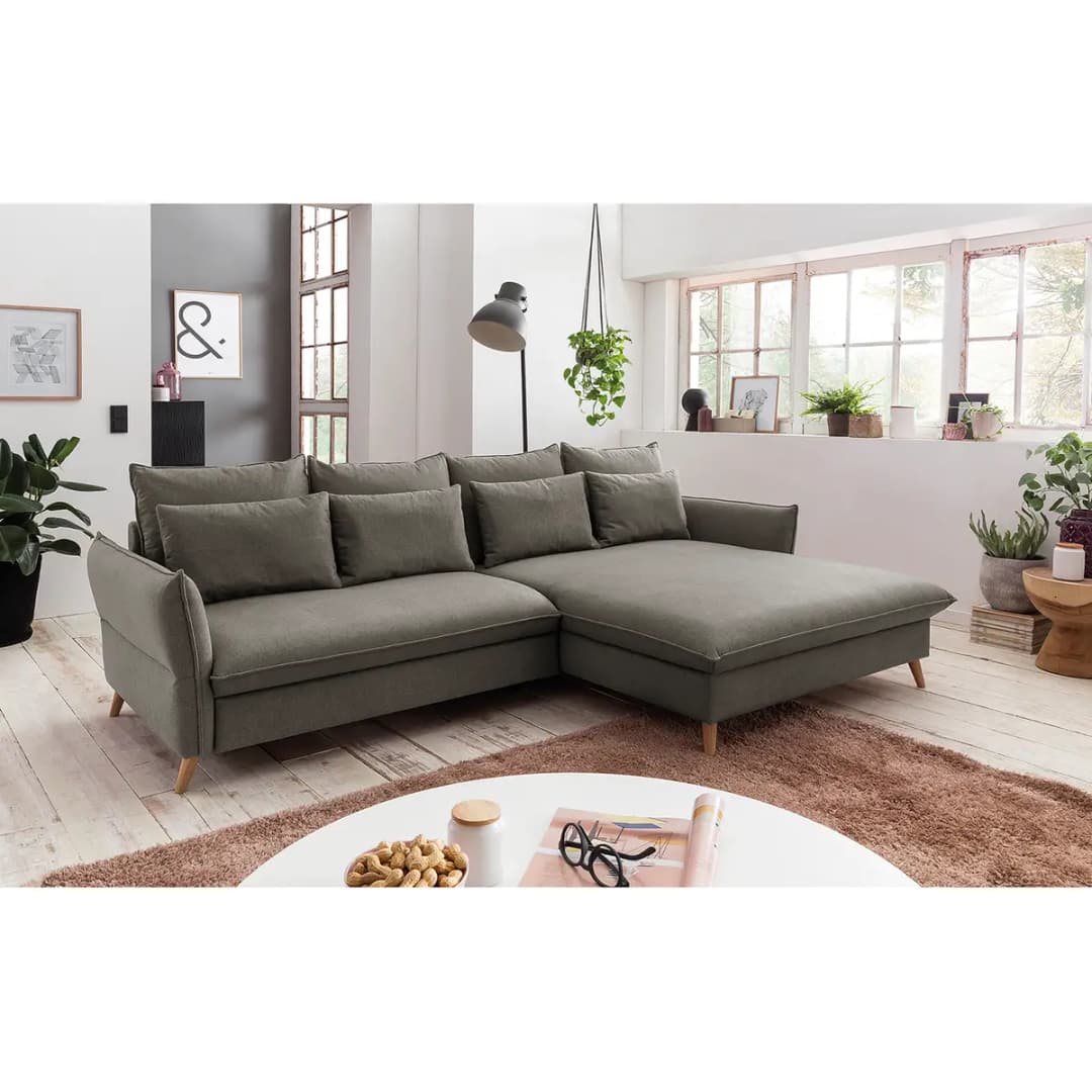 Ecksofa Sketty | Grau
