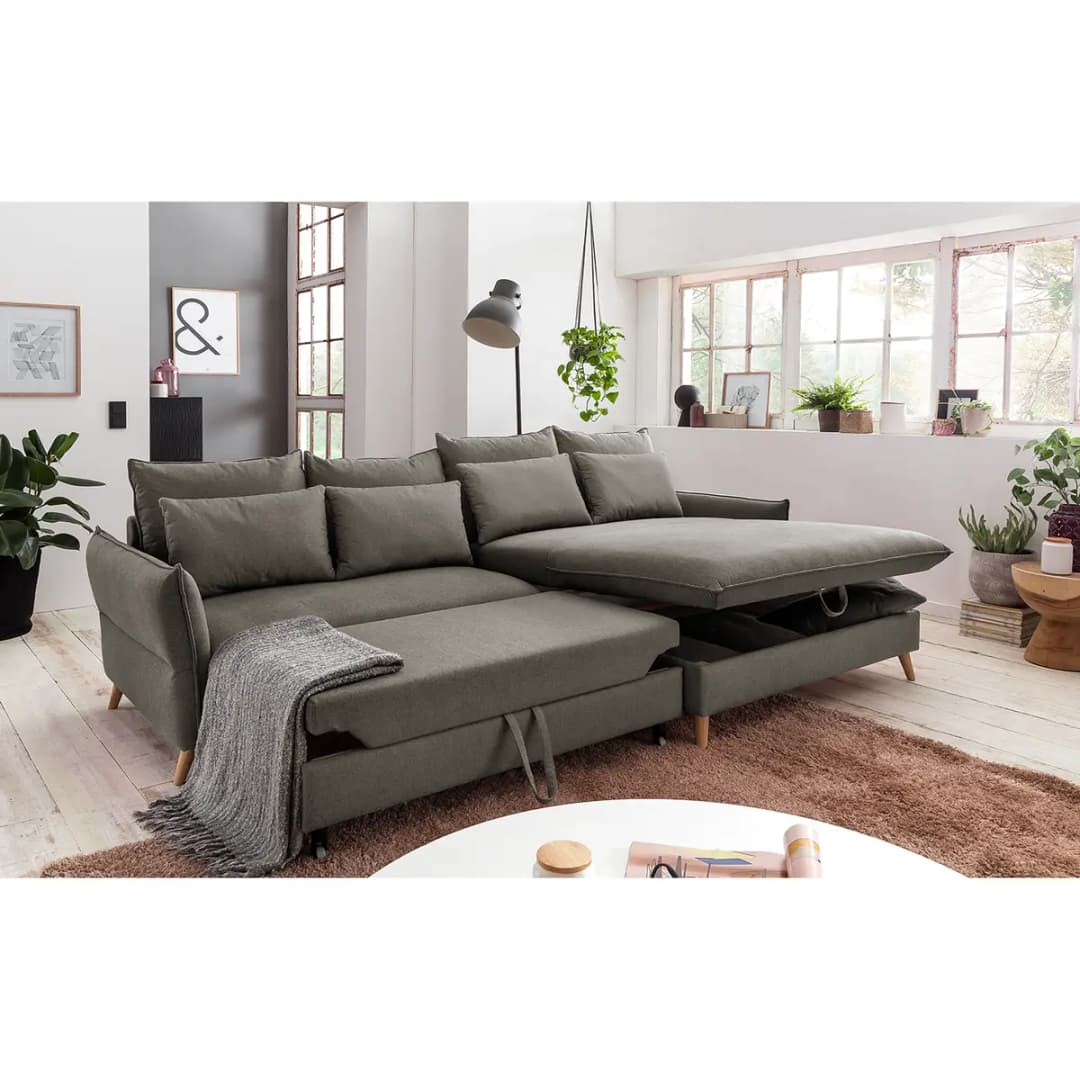 Ecksofa Sketty | Grau