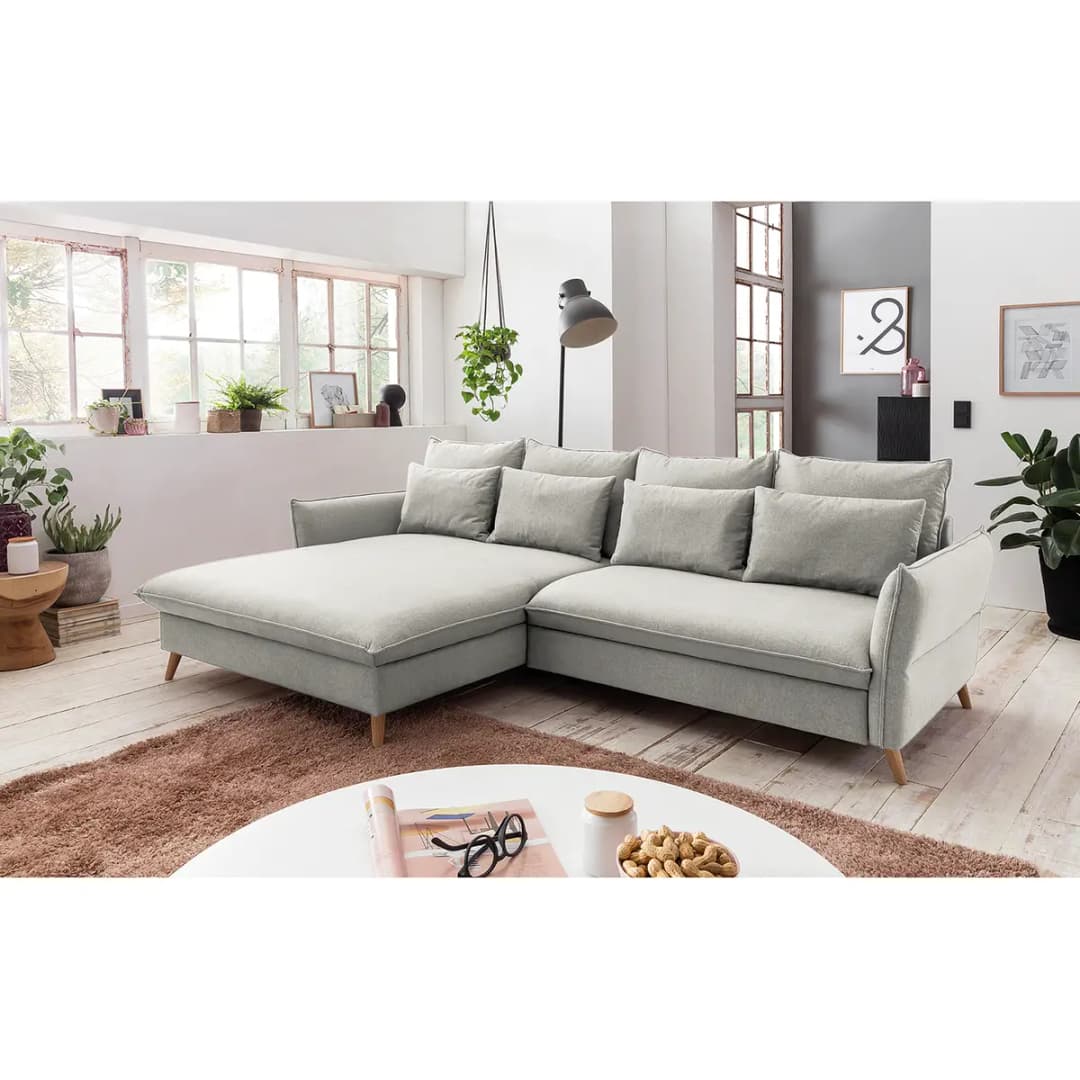 Ecksofa Sketty | Grau