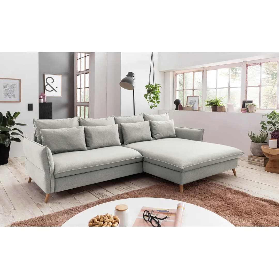Ecksofa Sketty | Grau