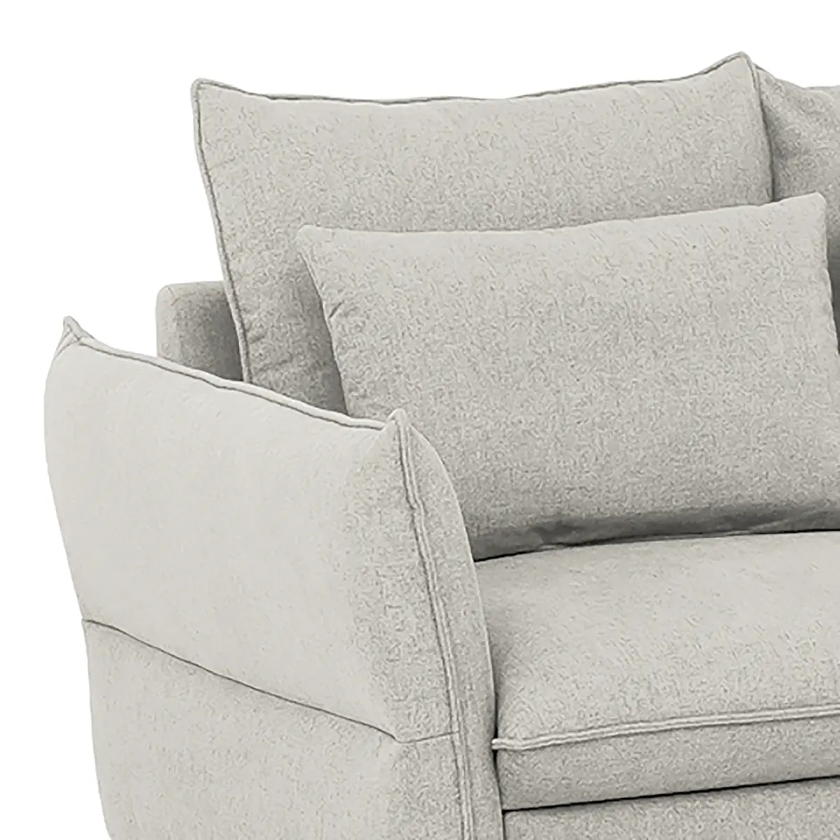 Ecksofa Sketty | Grau