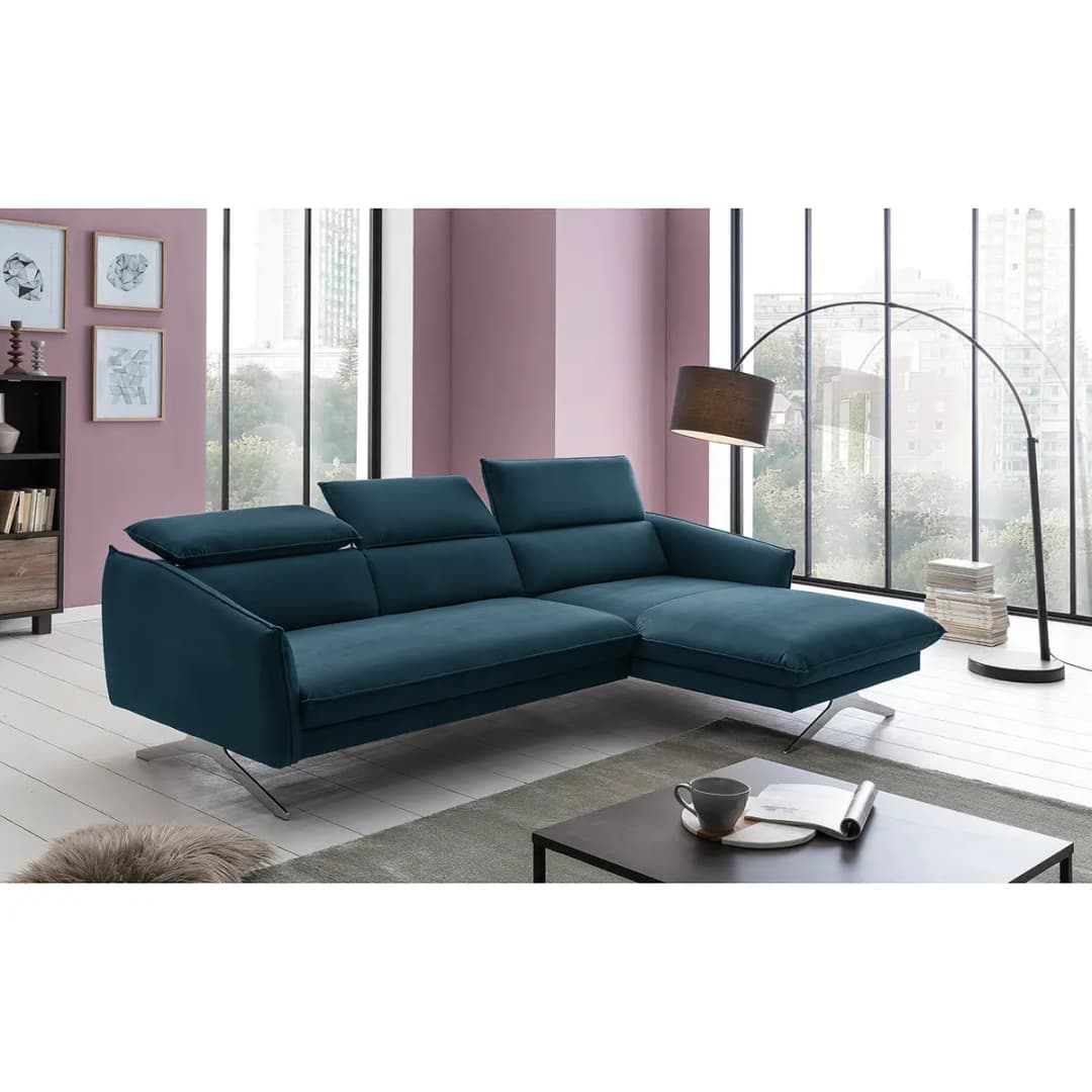 Ecksofa Silt | Blau