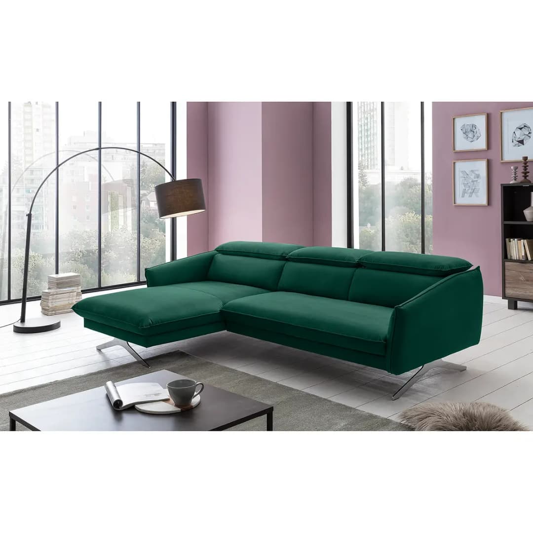 Ecksofa Silt | Grün