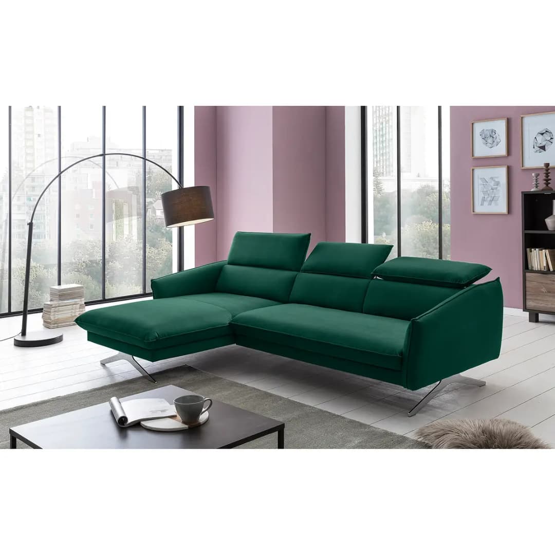 Ecksofa Silt | Grün
