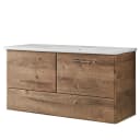 Waschtisch I 100cm Braun/Eiche Dunkel Dekor | Braun