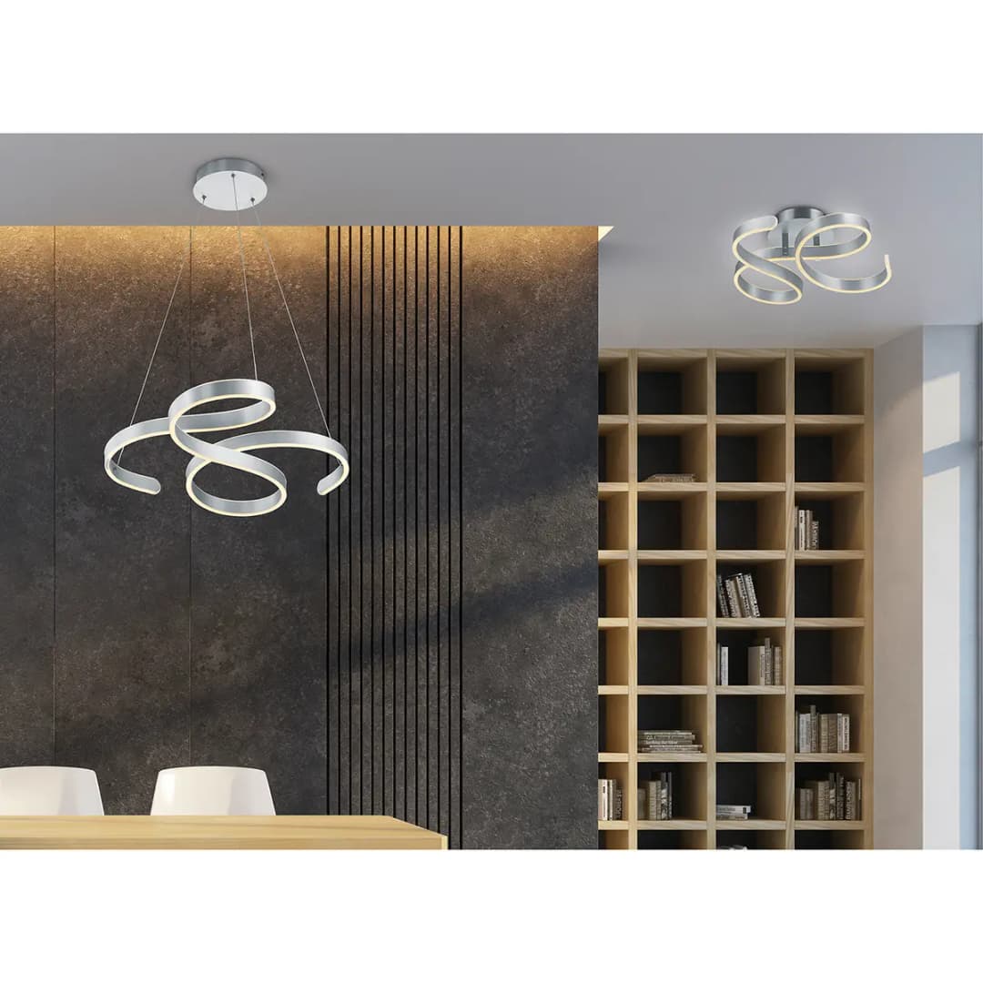 LED-Pendelleuchte Francis | Silber