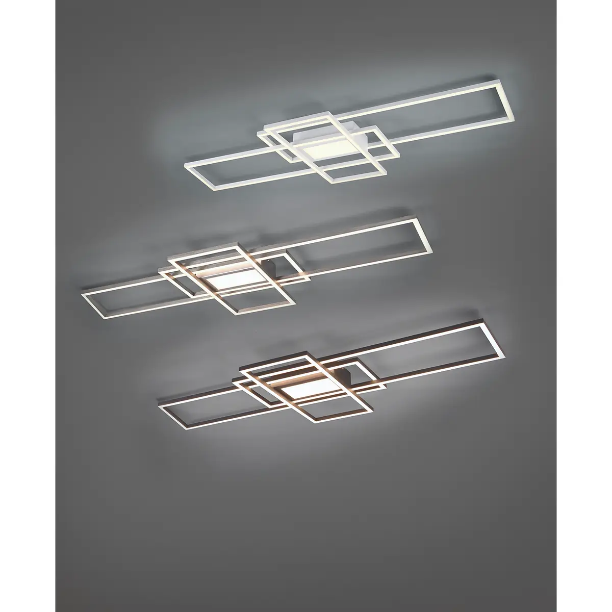 LED-Deckenleuchte Irvine | Schwarz