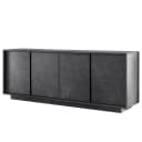 Sideboard Grau/Marmor Anthrazit Dekor | Grau