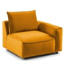 Modulsessel Orange/Orange Samt Shyla | Orange