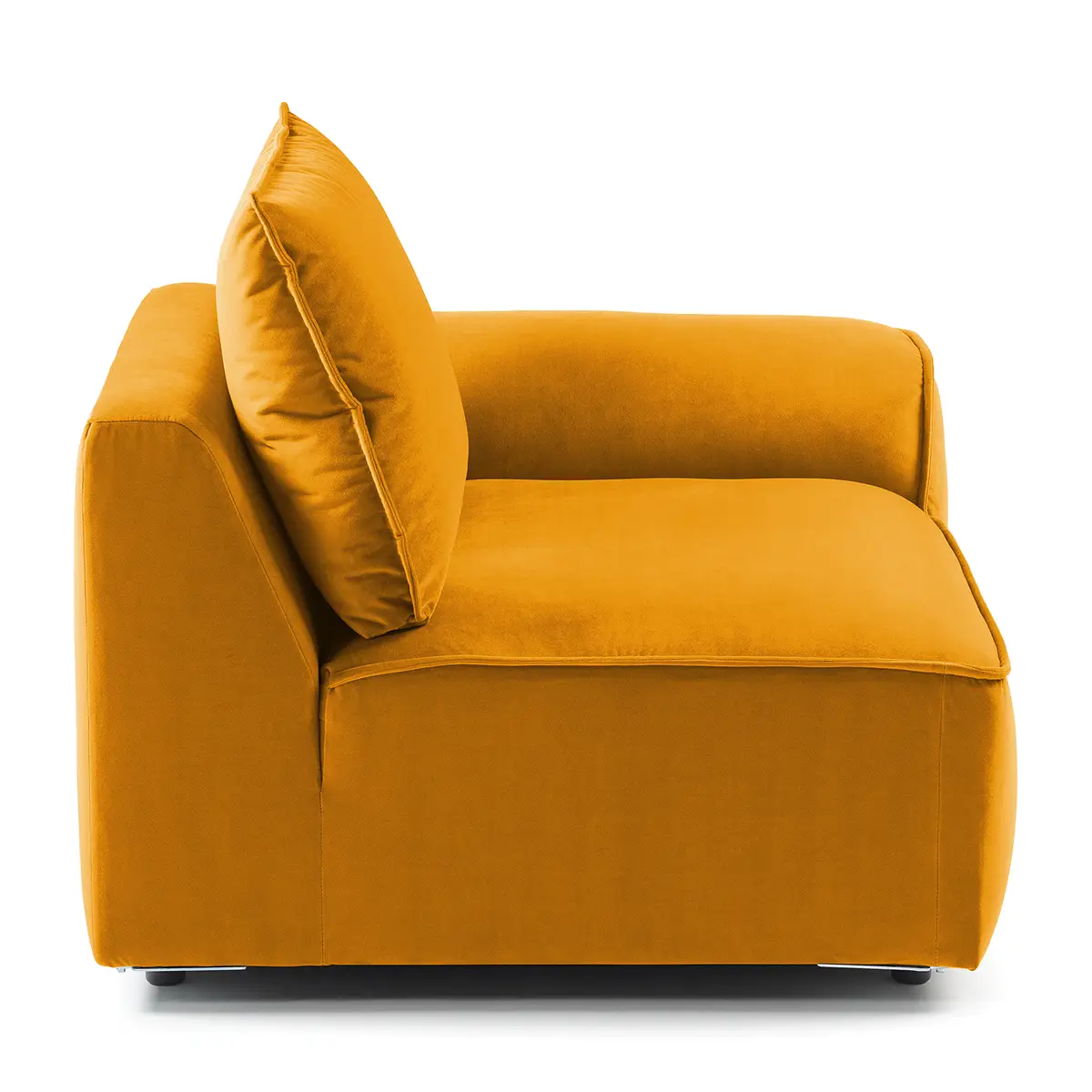 Modulsessel Orange/Orange Samt Shyla | Orange