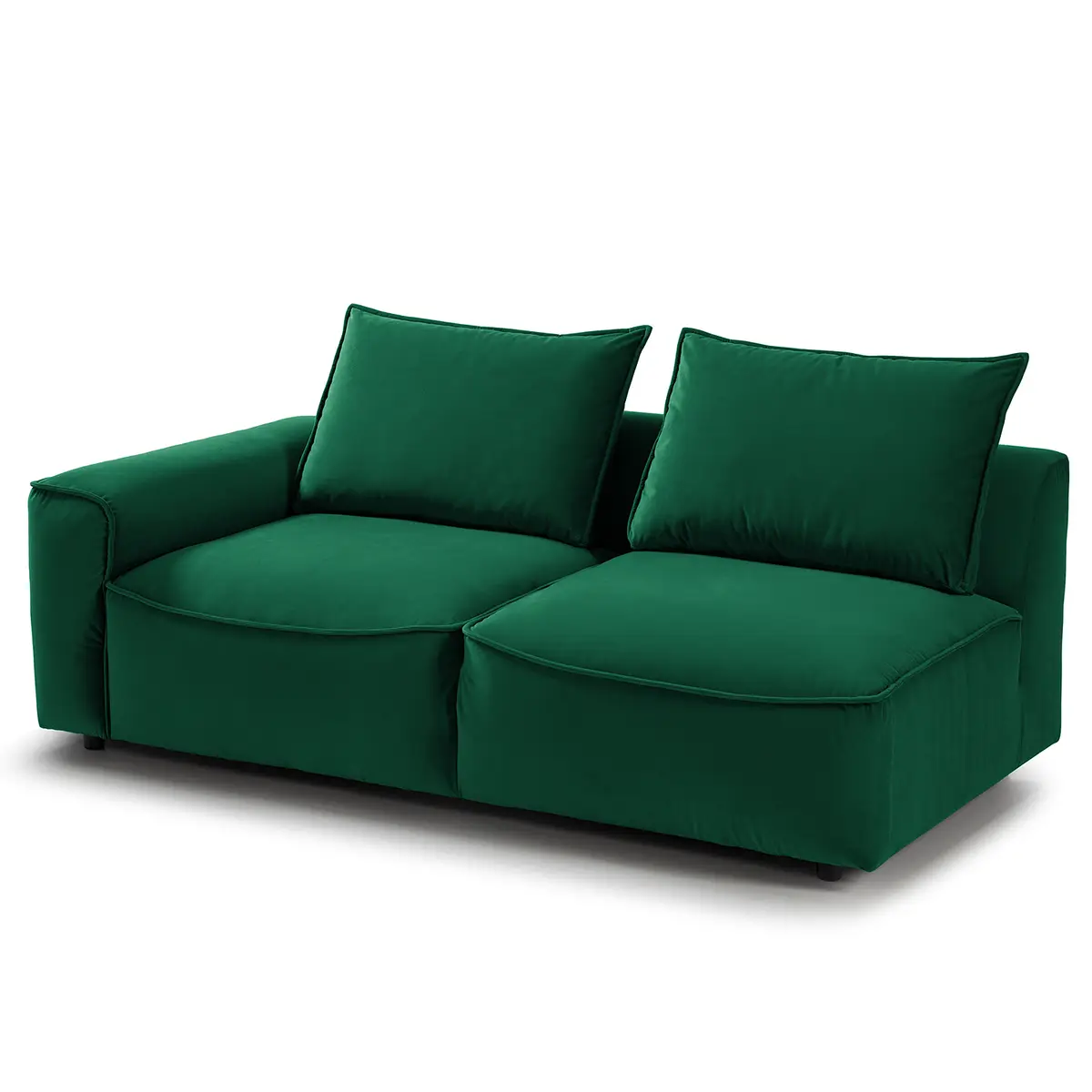 2,5-Sitzer Modulsofa Shyla | Grün