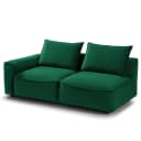 2,5-Sitzer Modulsofa Shyla | Grün