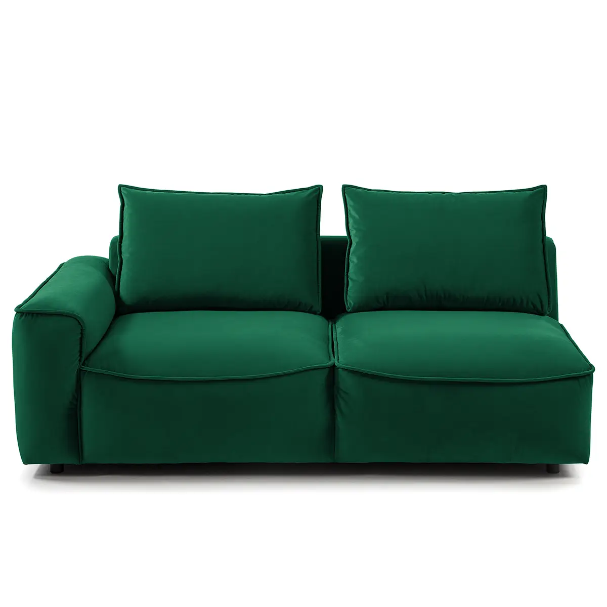 2,5-Sitzer Modulsofa Shyla | Grün