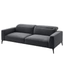 3-Sitzer Sofa Grau/Grau Webstoff Saia | Grau