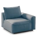 Modulsessel Blau/Blau Webstoff Saia | Blau