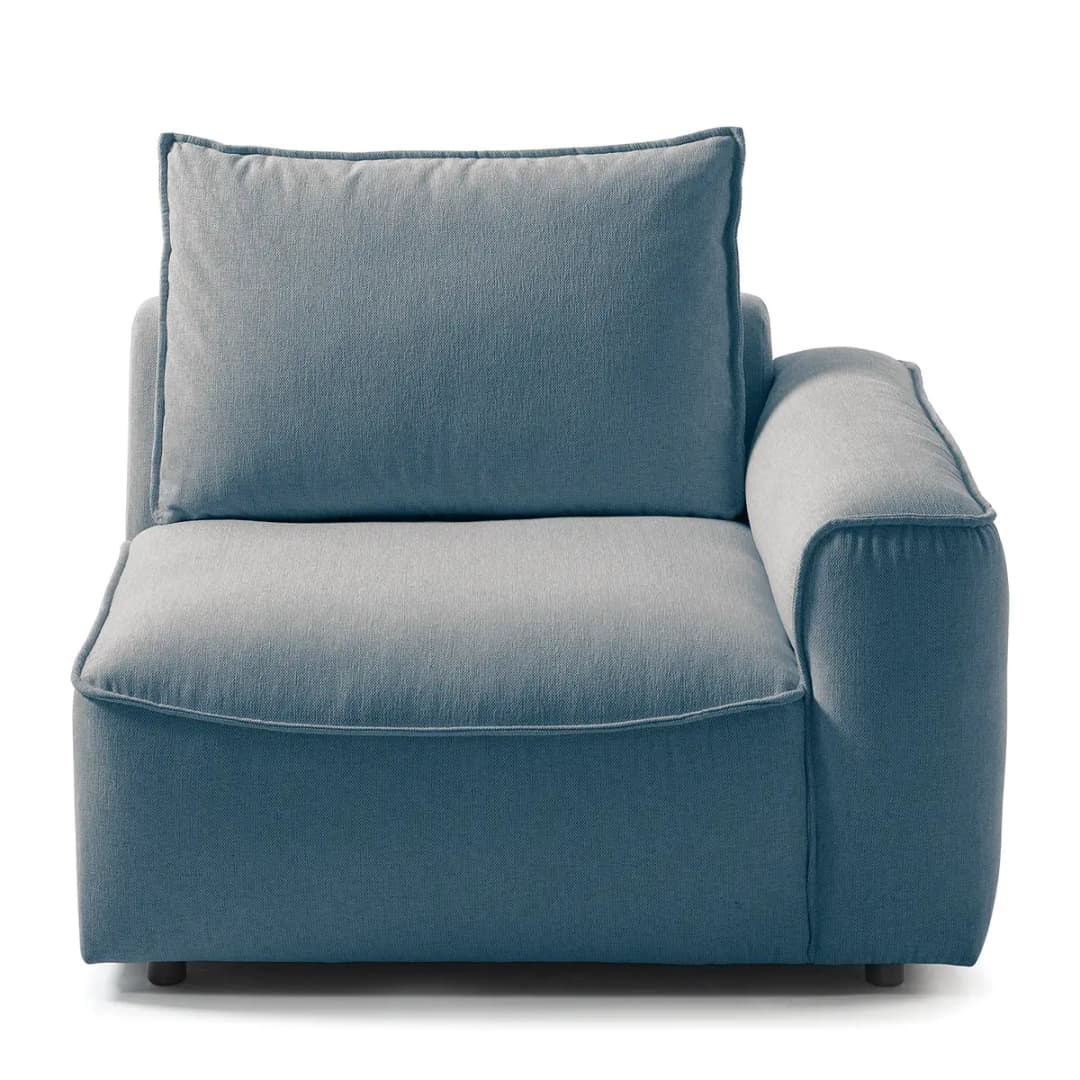 Modulsessel Blau/Blau Webstoff Saia | Blau