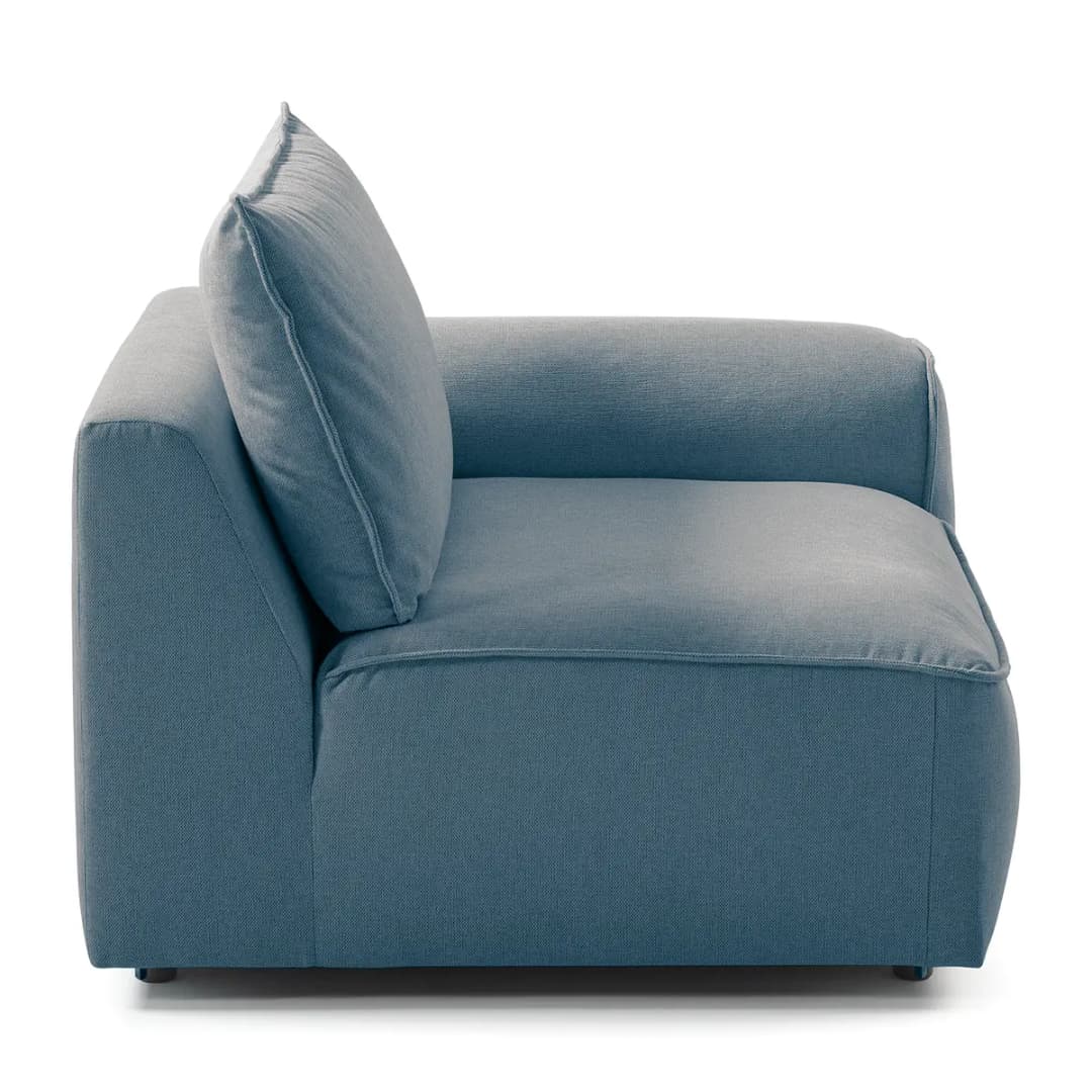 Modulsessel Blau/Blau Webstoff Saia | Blau