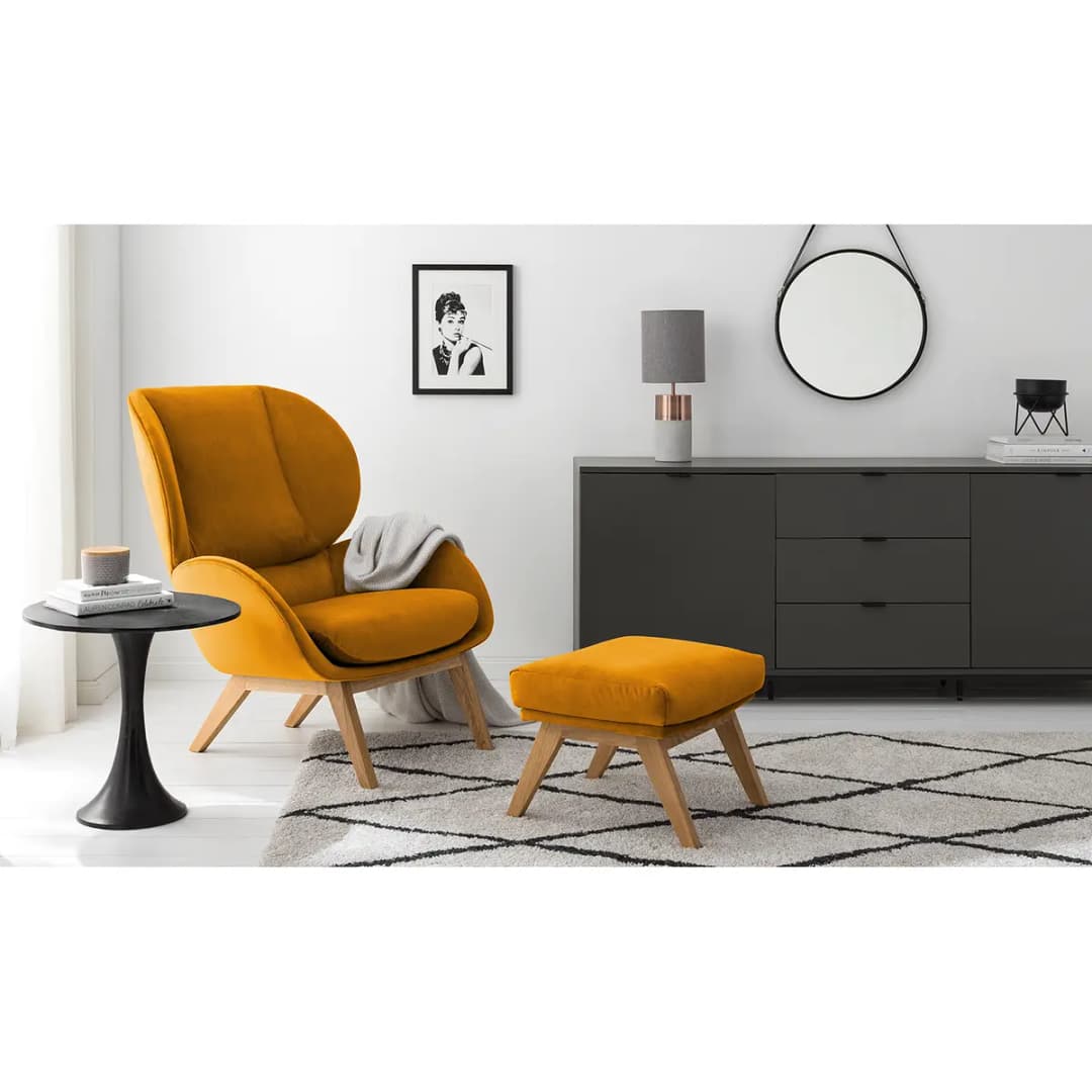 Polsterhocker Shyla | Orange