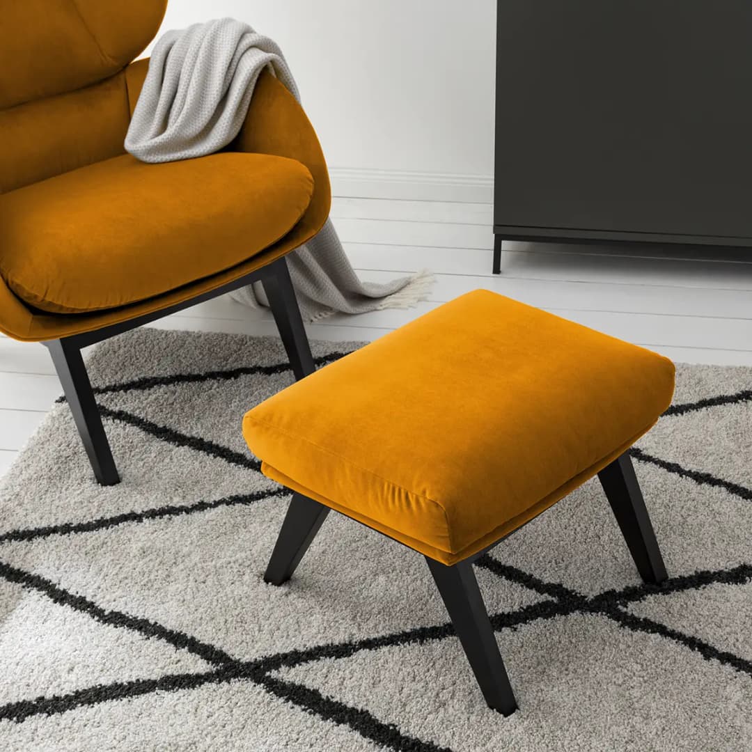 Polsterhocker Shyla | Orange