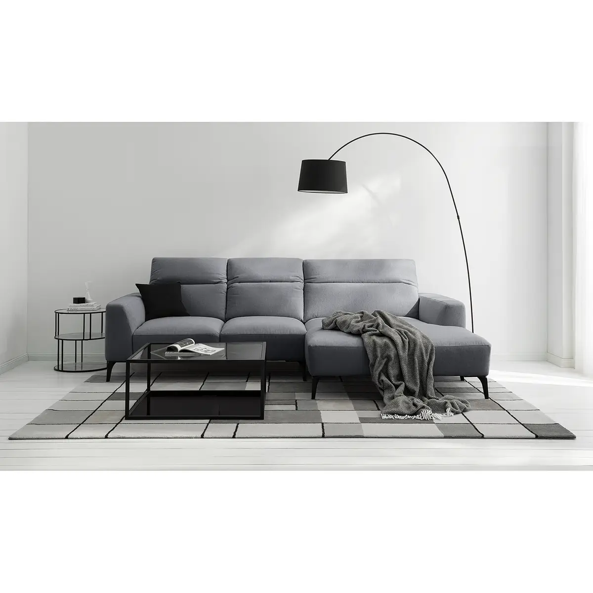 Ecksofa Saia | Grau