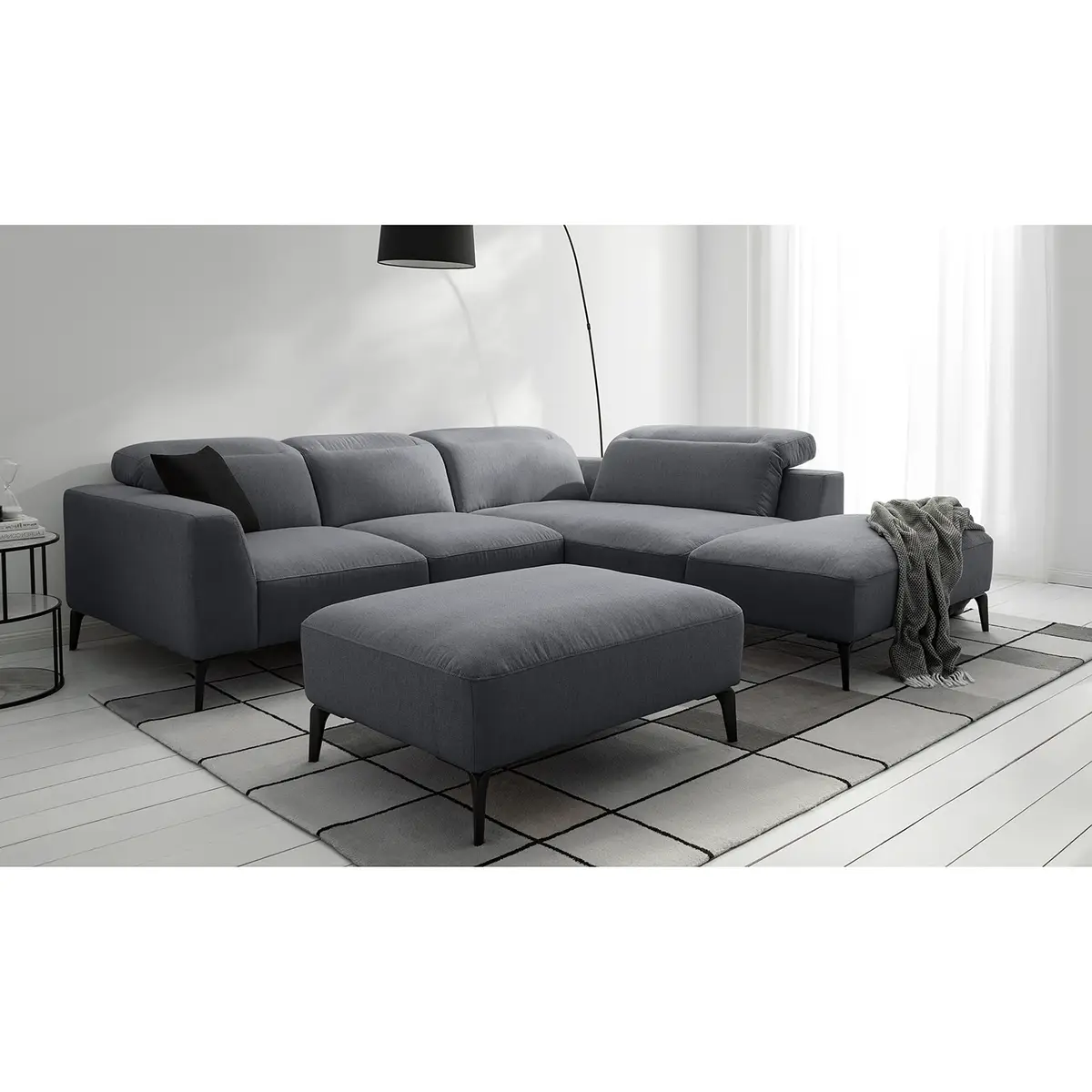 Ecksofa Berrie | Grau