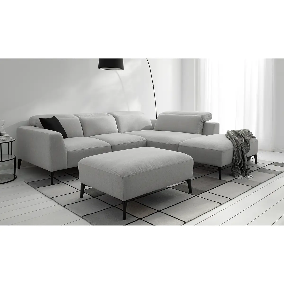 Ecksofa Saia | Grau