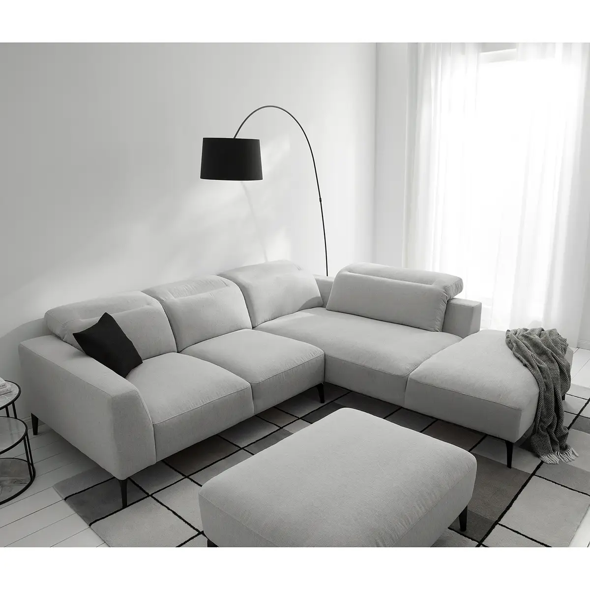 Ecksofa Saia | Grau