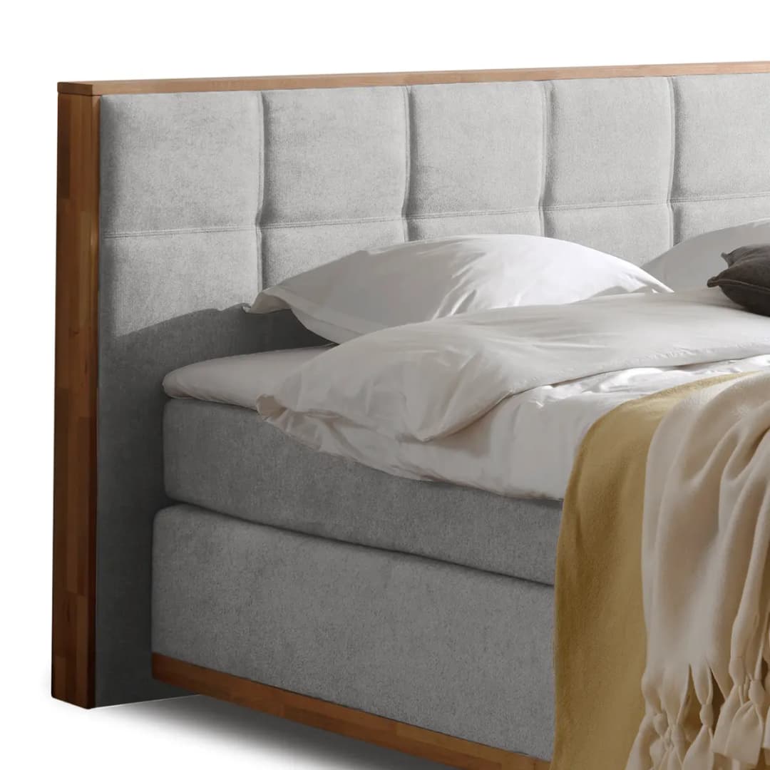 Boxspringbett Levana | Grau
