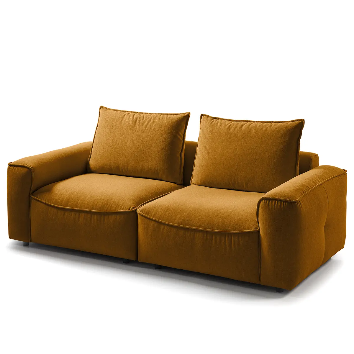 2,5-Sitzer Sofa Gelb Webstoff Saia | Gelb