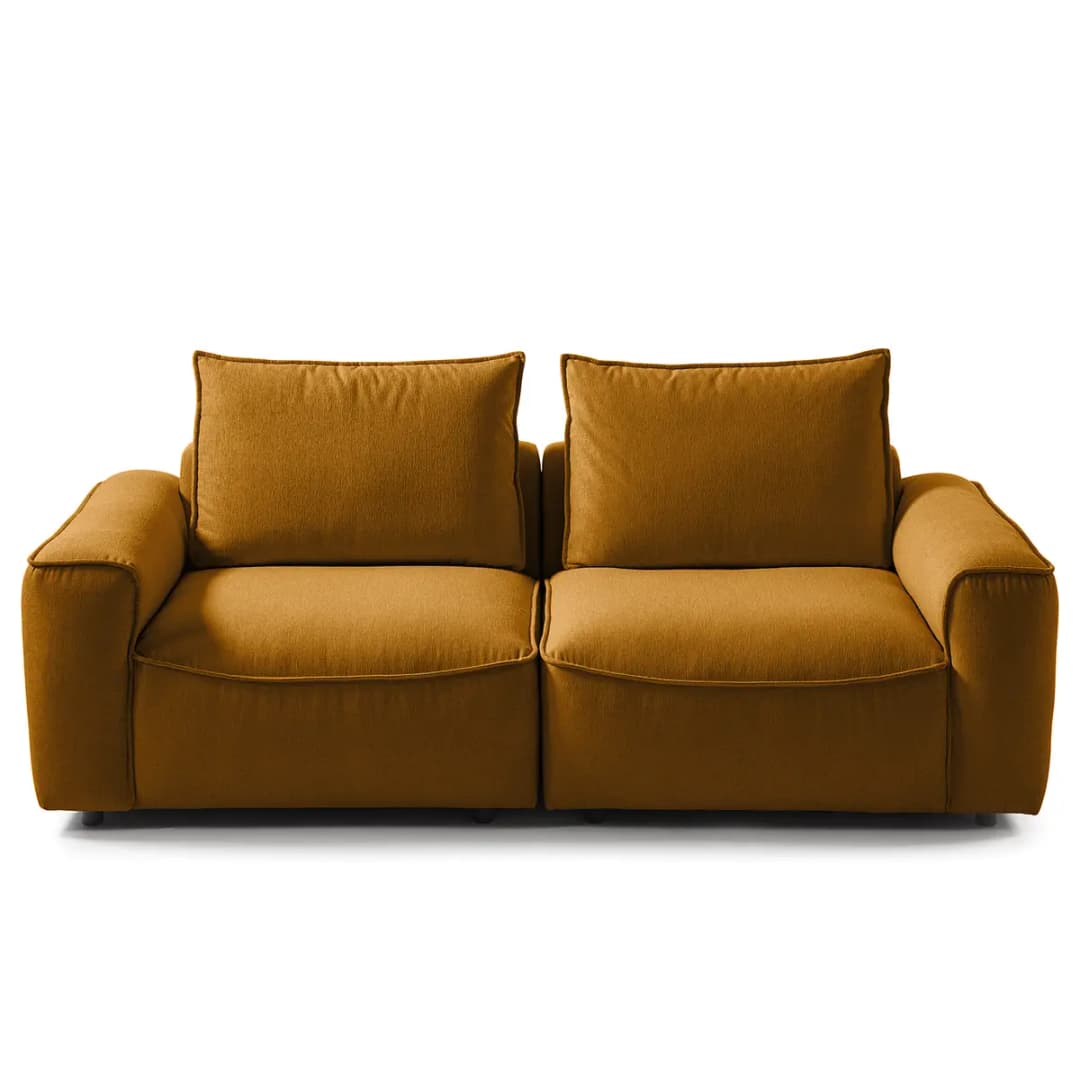 2,5-Sitzer Sofa Gelb Webstoff Saia | Gelb