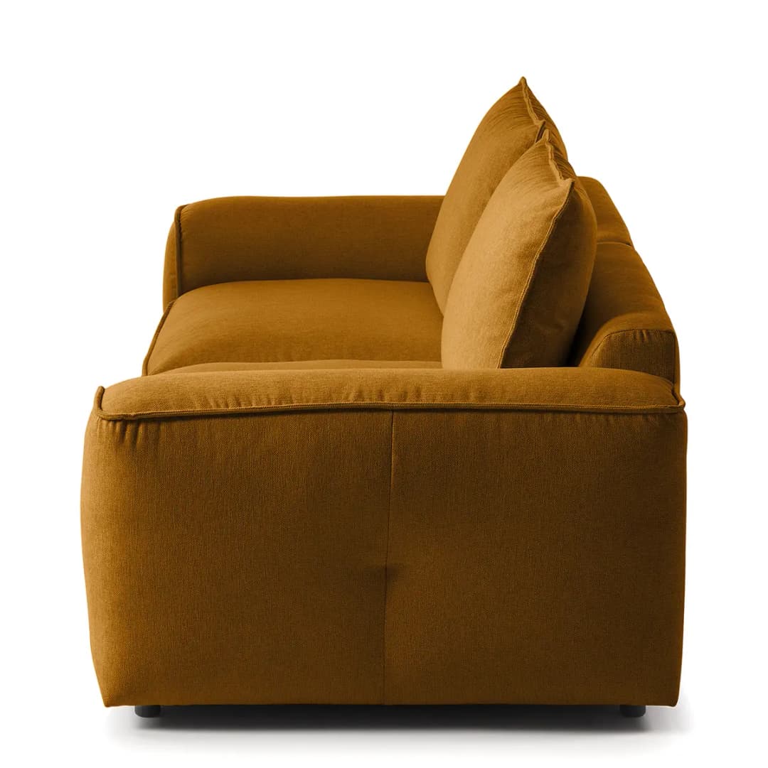 2,5-Sitzer Sofa Gelb Webstoff Saia | Gelb