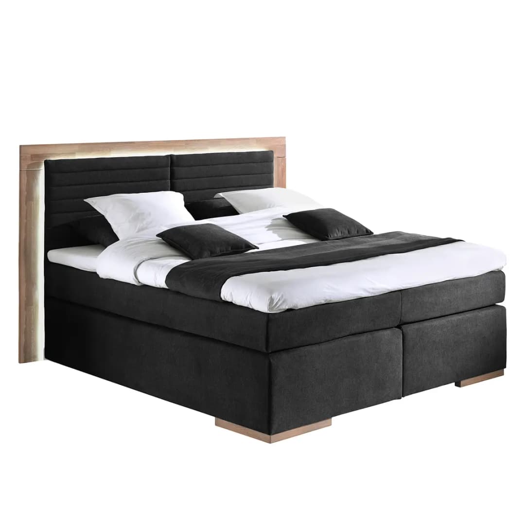 Boxspringbett Marcel II | Schwarz