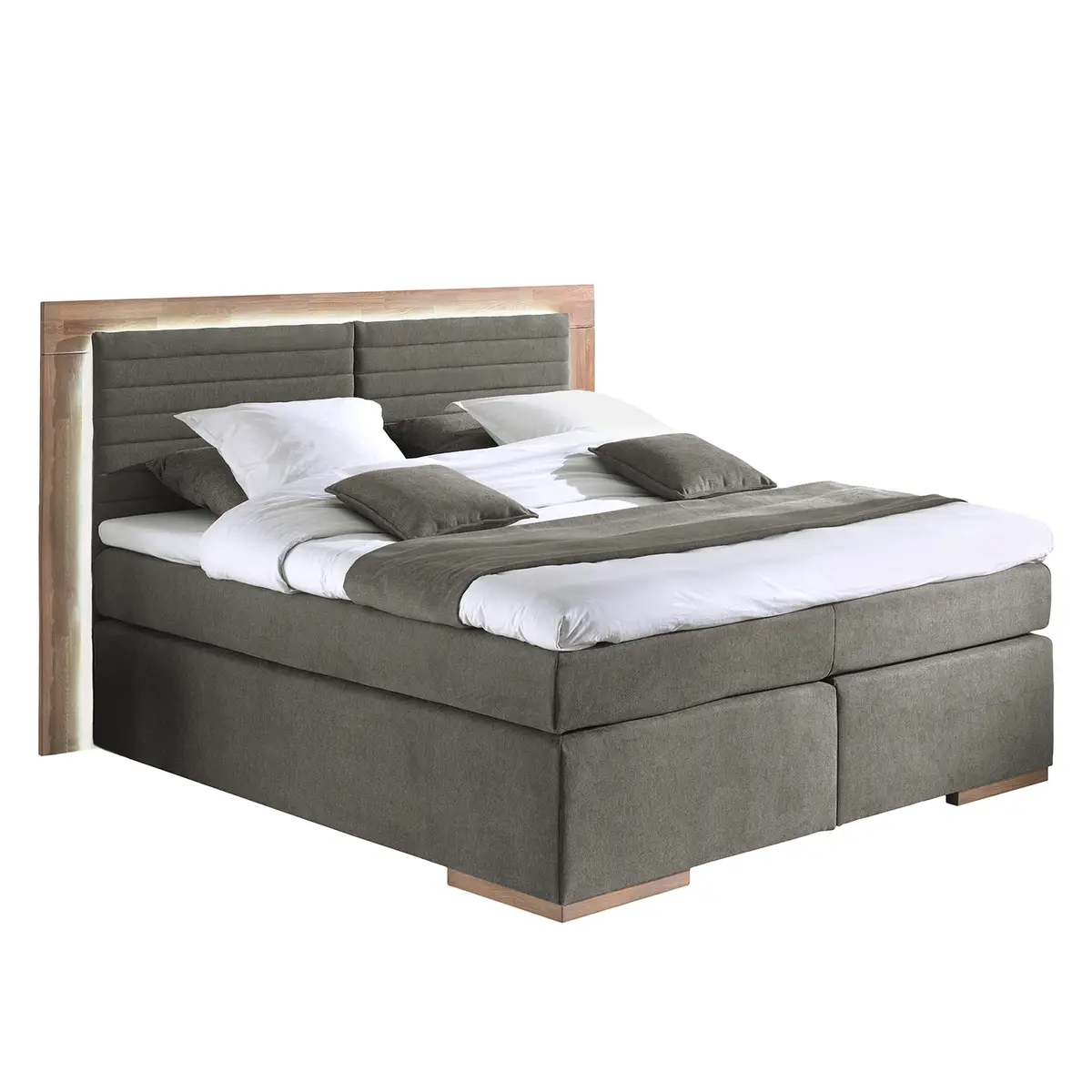 Boxspringbett Marcel II | Braun
