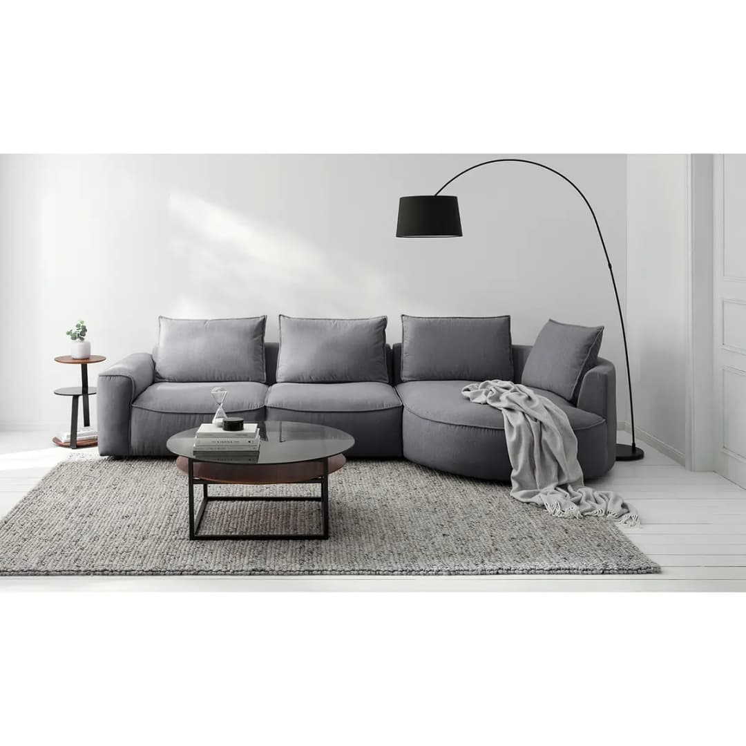 Ecksofa Saia | Grau
